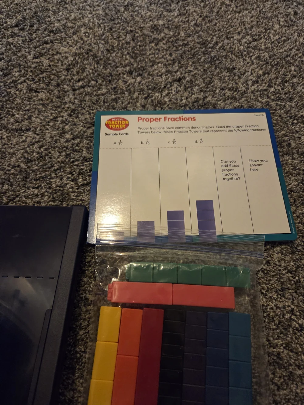 Learning Resources Deluxe Fraction Tower Activity Set